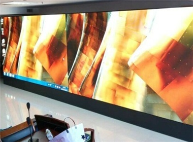 P1.875LED case of small pitch display in a conference room in Hainan